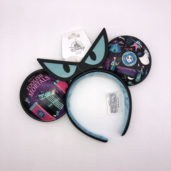 Disney Parks Haunted Mansion Foolish Mortals Ears Headband Glow In The Dark Eyes main image 4